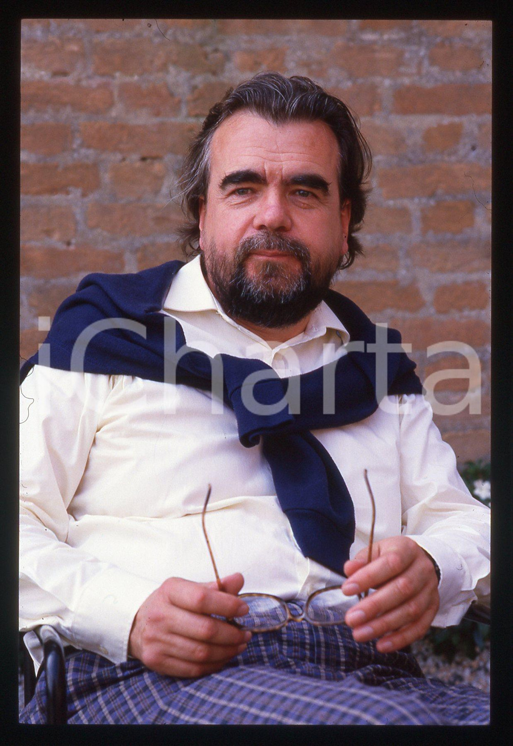 35mm vintage slide* 1988 VENEZIA Michael LONSDALE alla Mostra del Cinema *14