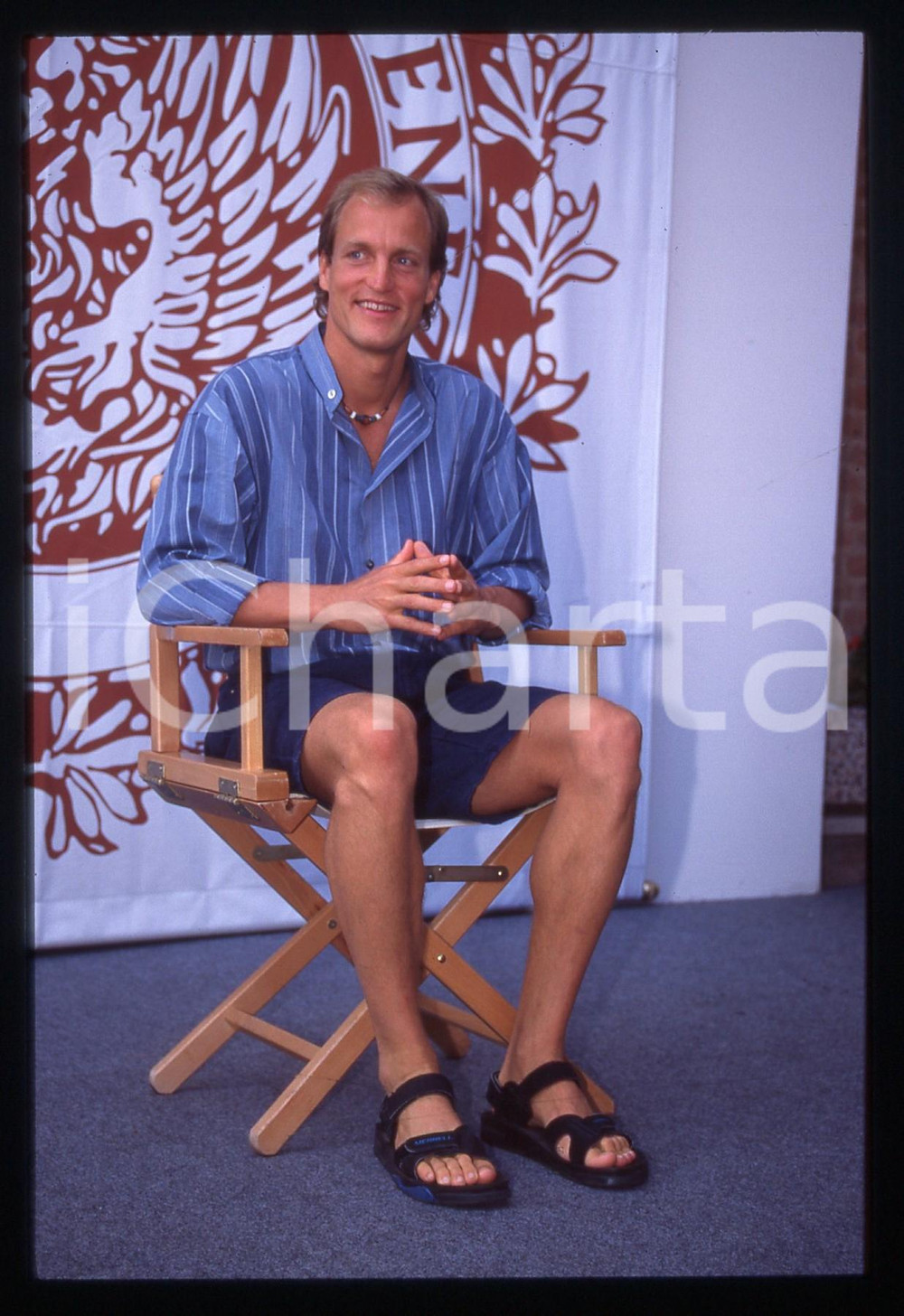 35mm vintage slide* 1994 Festival di VENEZIA Woody HARRELSON Ritratto attore (2)