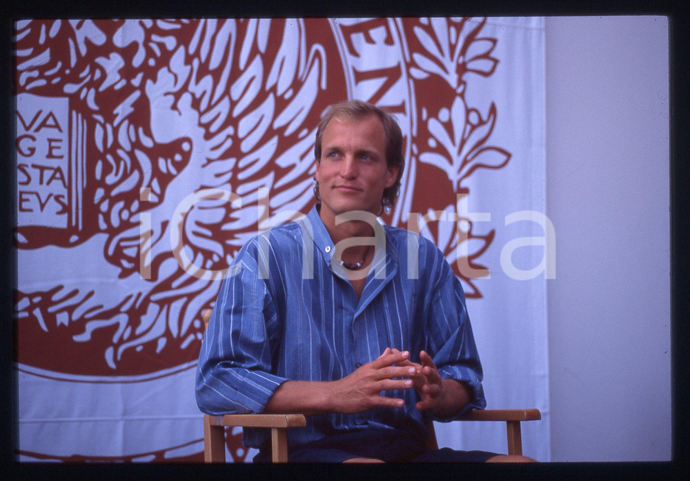 35mm vintage slide* 1994 Festival di VENEZIA Woody HARRELSON Ritratto attore (3)