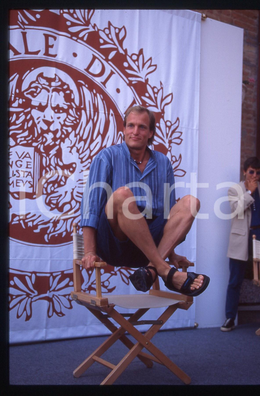 35mm vintage slide* 1994 Festival di VENEZIA Woody HARRELSON Ritratto attore *10