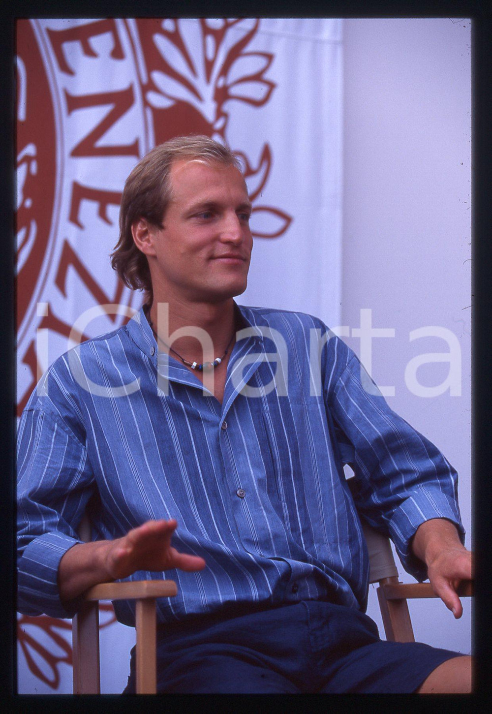 35mm vintage slide* 1994 Festival di VENEZIA Woody HARRELSON Ritratto attore *12