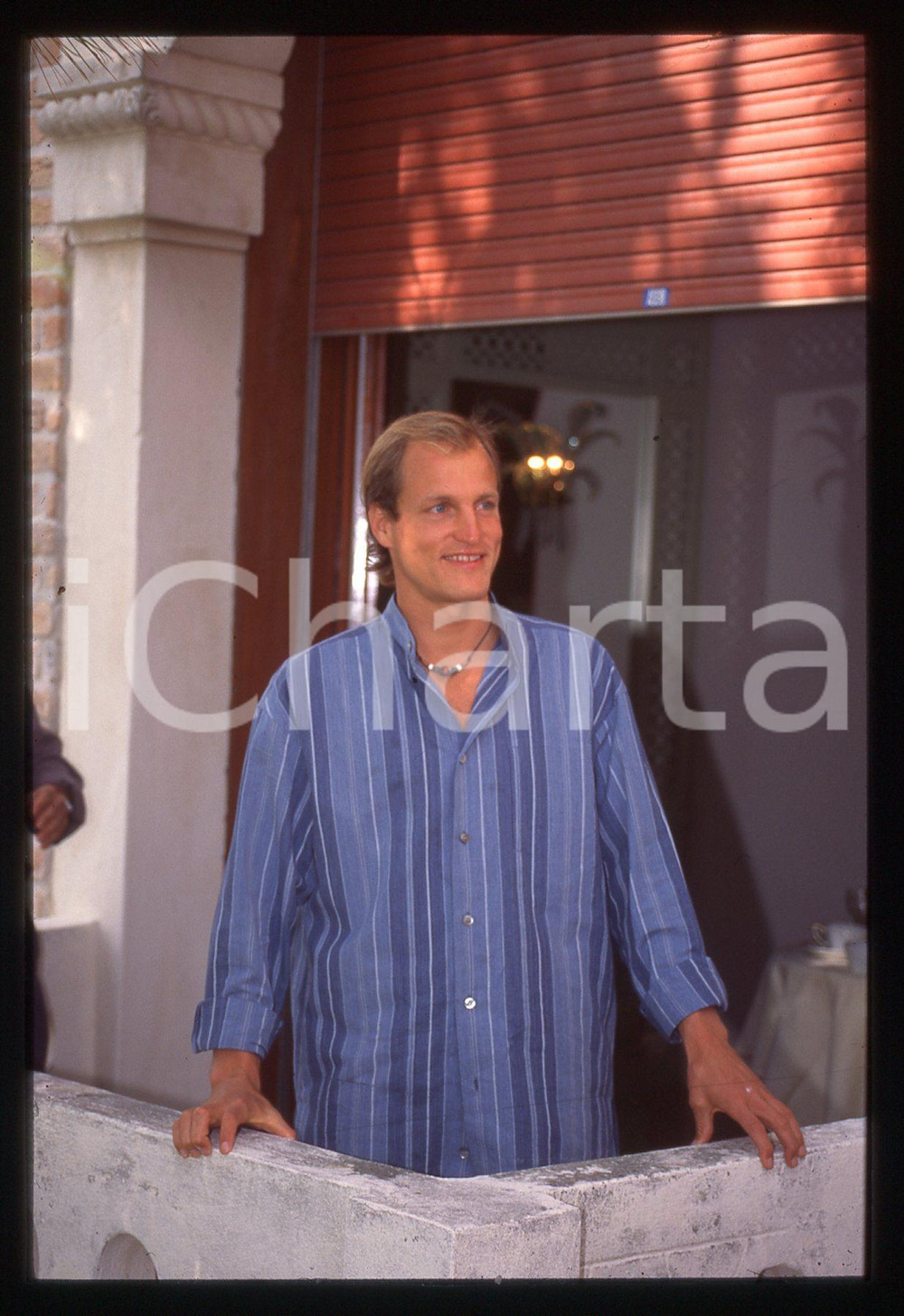 35mm vintage slide* 1994 VENEZIA Woody HARRELSON alla Mostra del Cinema 2