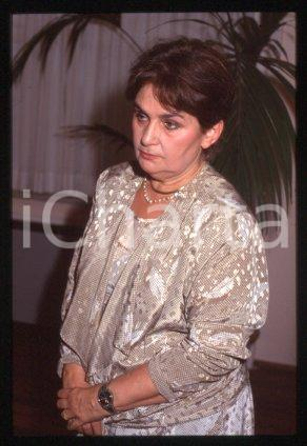 Lana GOGOBERIDZE COSTUME Film director Politician 1992 ca * 35mm vintage slide 1
