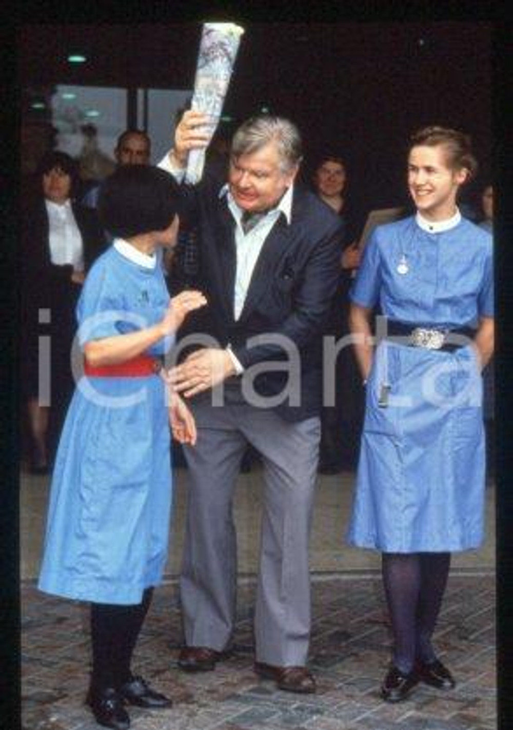Benny HILL - CINEMA English comedian in a hospital 1992 * 35 mm vintage slide 1