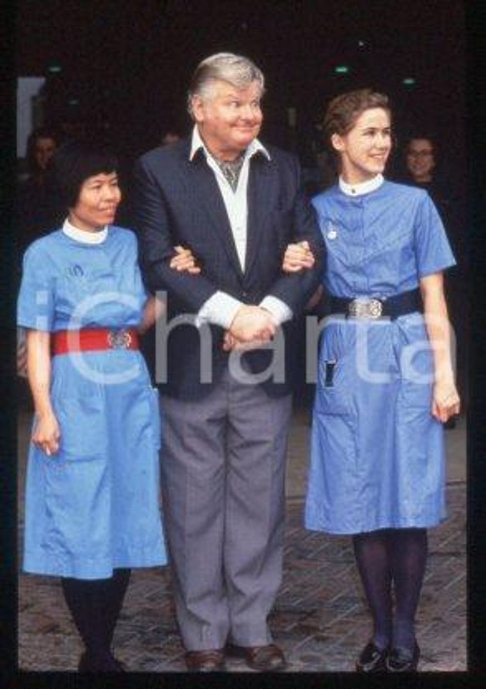 Benny HILL - CINEMA English comedian in a hospital 1992 * 35 mm vintage slide 2