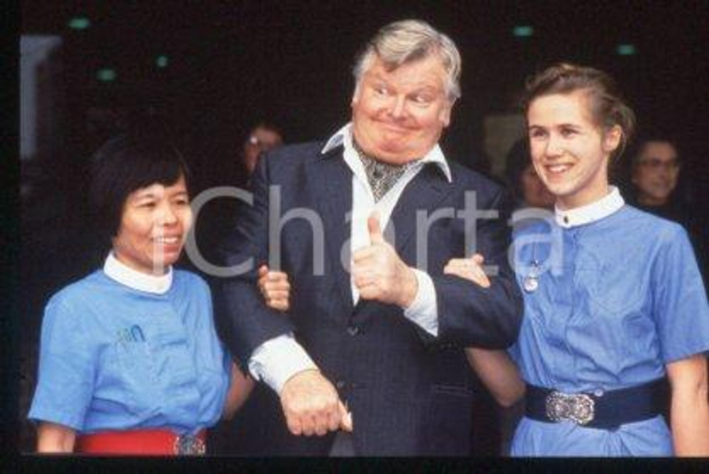 Benny HILL - CINEMA English comedian in a hospital 1992 * 35 mm vintage slide 4