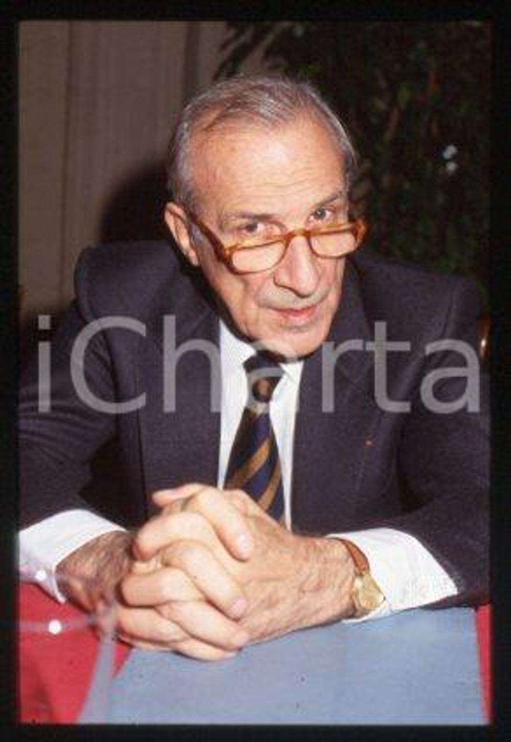 Alberto CAVALLARI - MILAN Italian journalist 1994 ca * 35 mm vintage slide 3