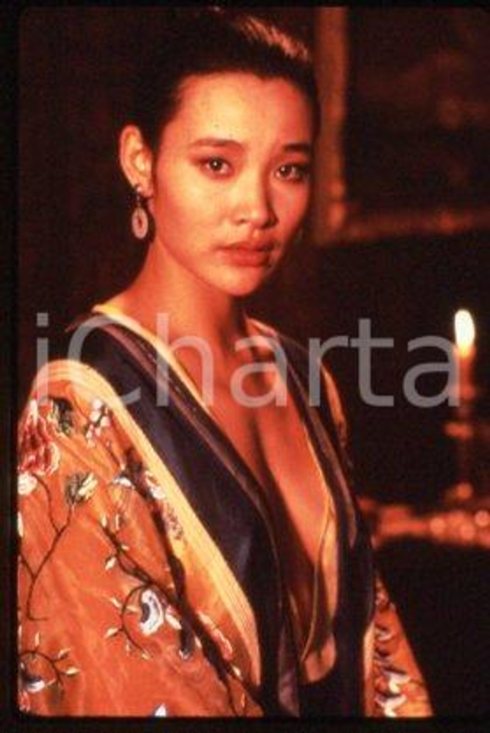 Joan CHEN - CINEMA May-May in Tai-Pan Actress 1986 * 35 mm vintage slide 2
