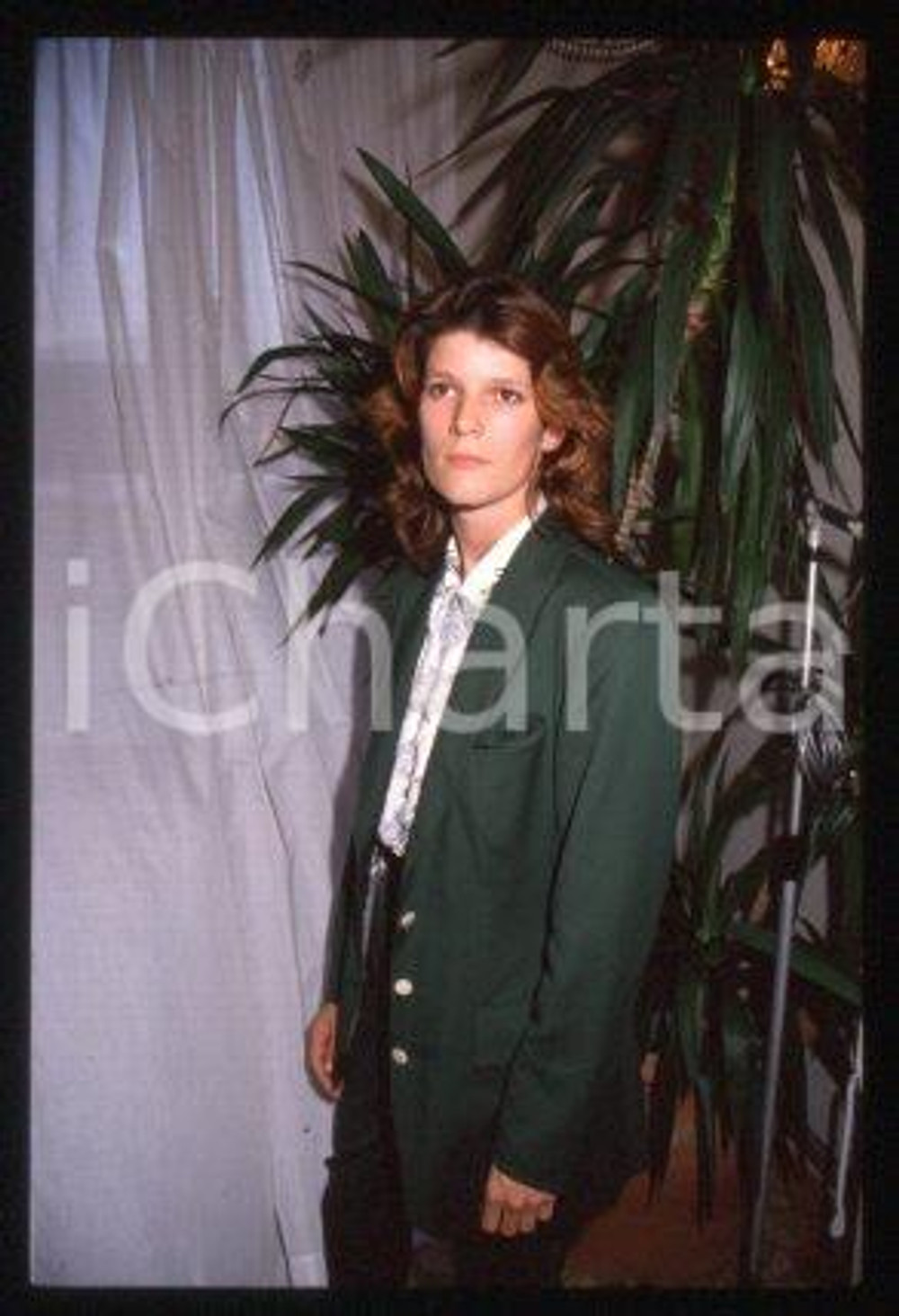 Laura BENSON - CINEMA English actress Costume 1989 ca * 35mm vintage slide 10