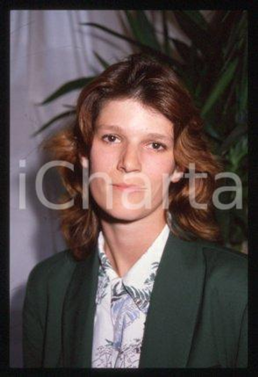 Laura BENSON - CINEMA English actress Portrait 1989 ca * 35mm vintage slide 12