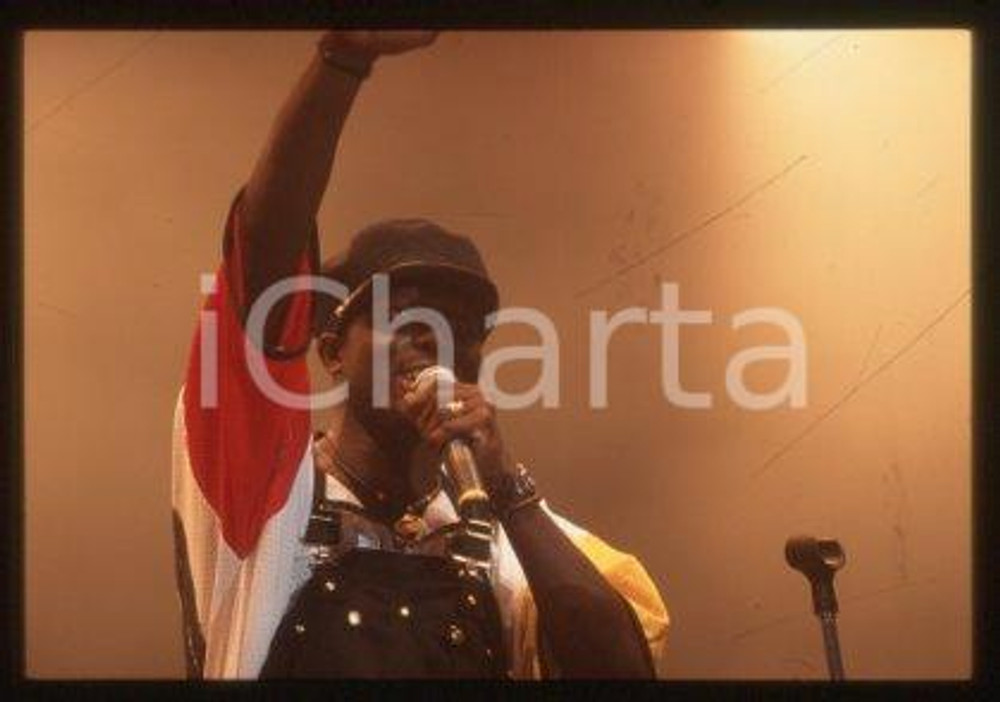 George WEAH MILAN Liberian professional footballer 1995 ca *35mm vintage slide 6