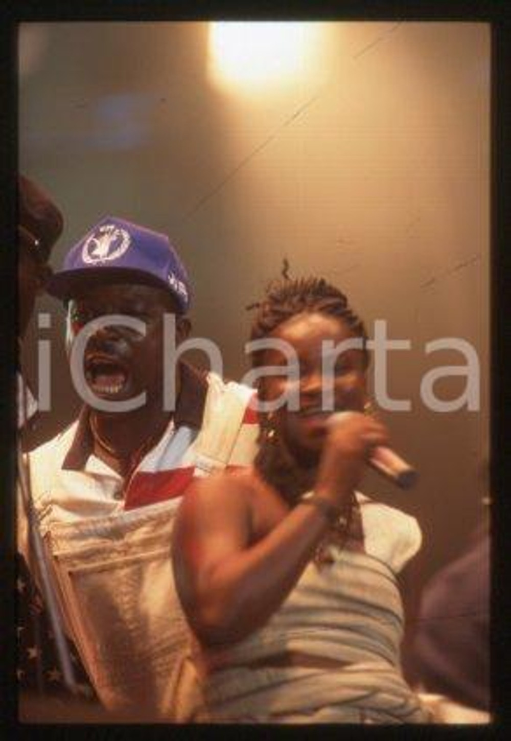 George WEAH MILAN Liberian professional footballer 1995 ca *35mm vintage slide 7