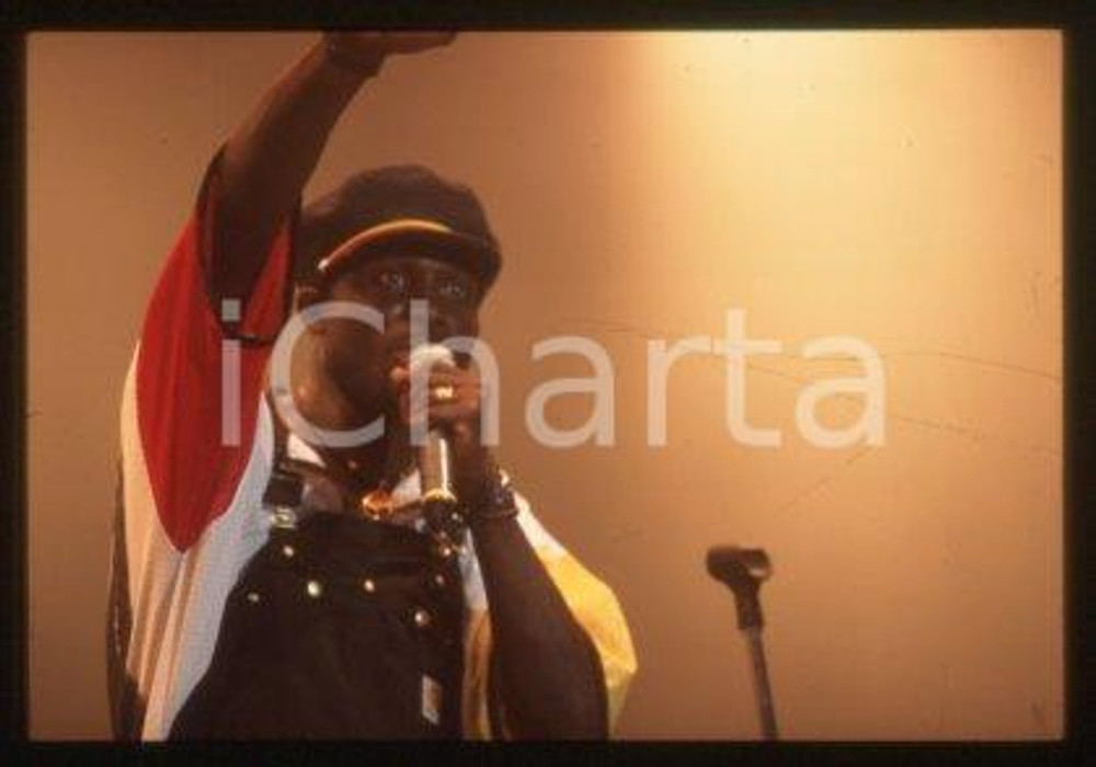 George WEAH - MILAN Liberian footballer Costume 1995 ca * 35 mm vintage slide 17