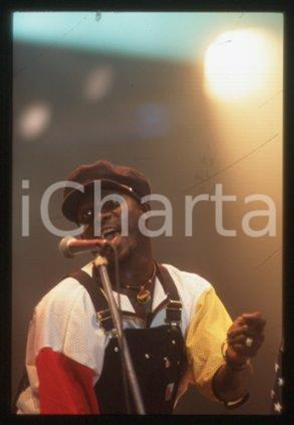 George WEAH - MILAN Liberian footballer Costume 1995 ca * 35 mm vintage slide 18