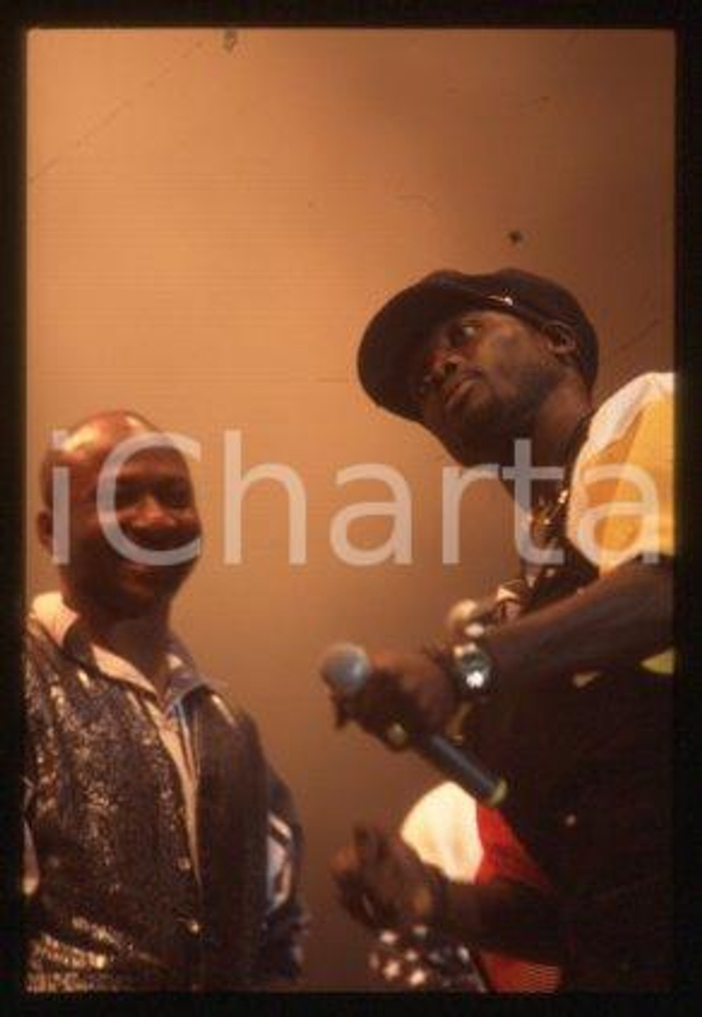 George WEAH - MILAN Liberian footballer Costume 1995 ca * 35 mm vintage slide 22
