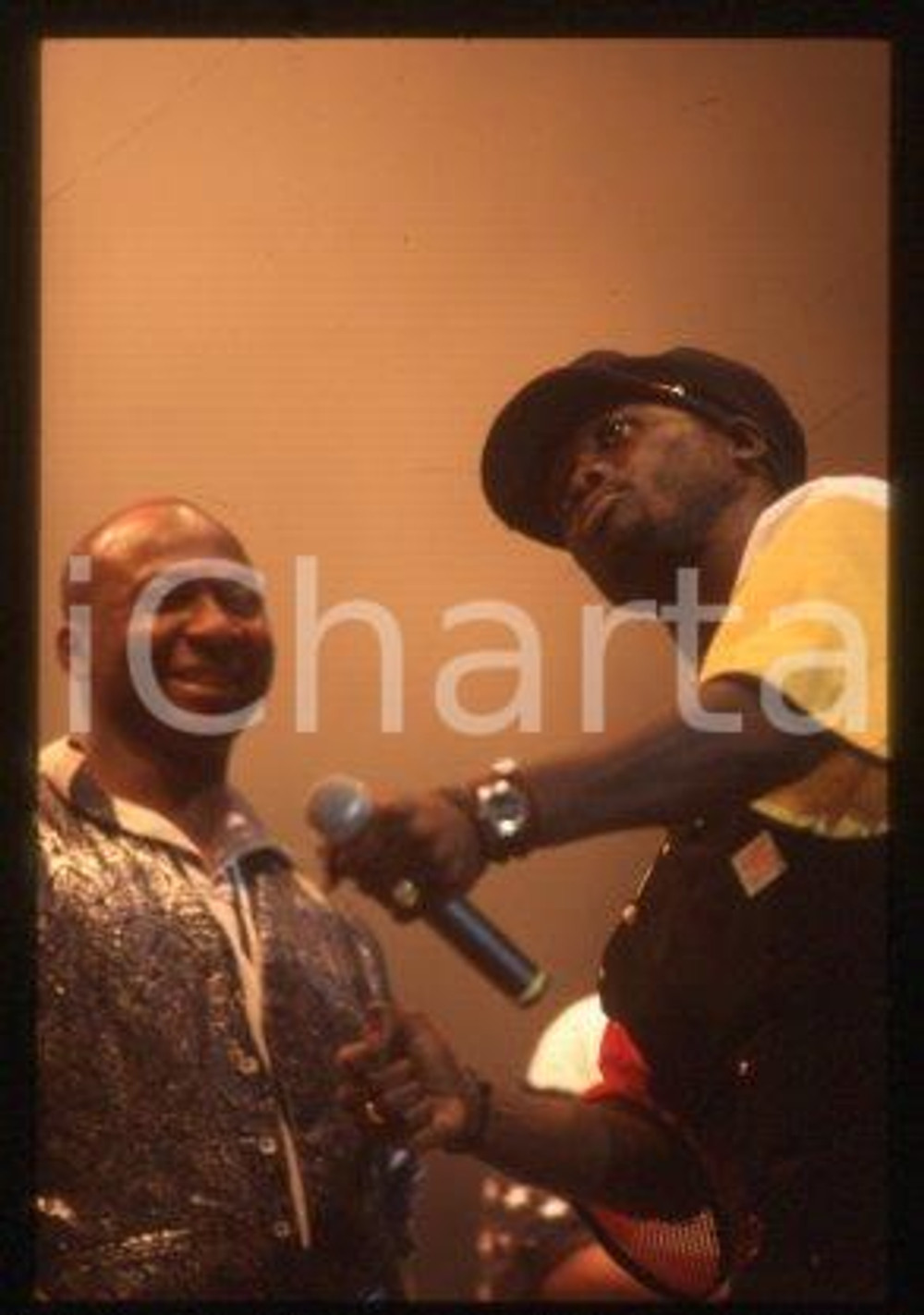George WEAH - MILAN Liberian footballer Stage 1995 ca * 35 mm vintage slide 30