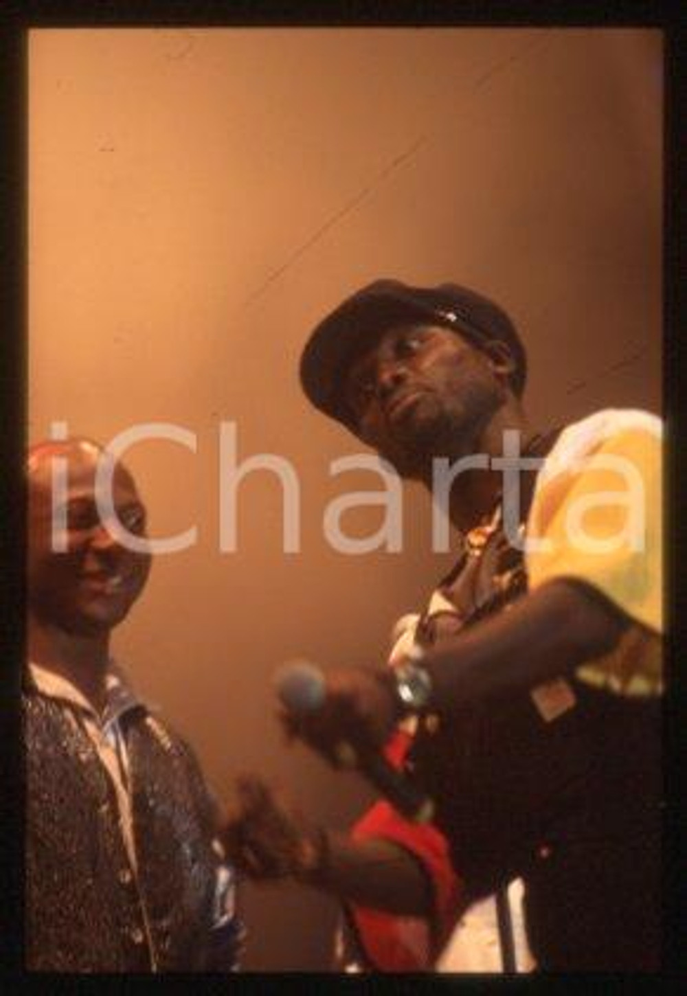 George WEAH - MILAN Liberian footballer Stage 1995 ca * 35 mm vintage slide 31