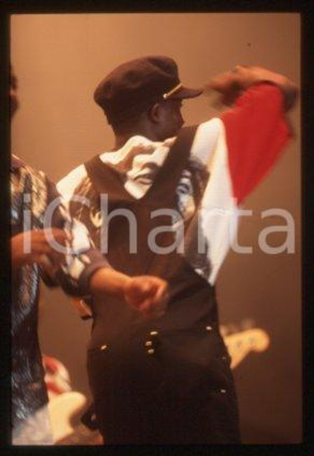 George WEAH - MILAN Liberian footballer Costume 1995 ca * 35 mm vintage slide 33