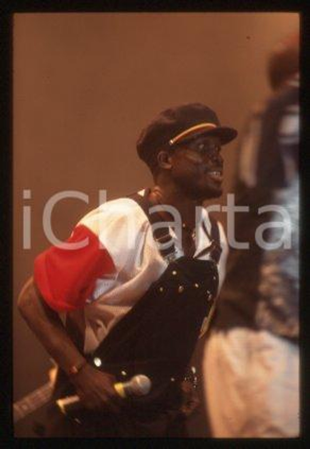 George WEAH - MILAN Liberian footballer Costume 1995 ca * 35 mm vintage slide 34