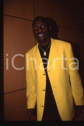 George WEAH - MILAN Liberian footballer Portrait 1995 ca * 35mm vintage slide 36