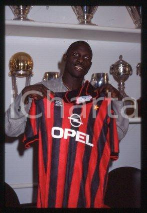 George WEAH MILAN Conferenza stampa di presentazione 1995 *35mm vintage slide 38