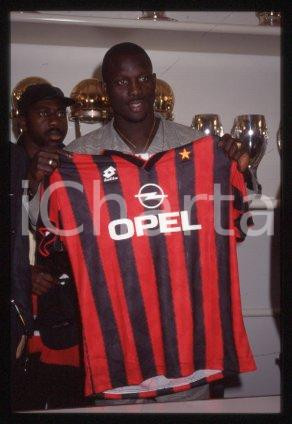 George WEAH MILAN Conferenza stampa di presentazione 1995 *35mm vintage slide 43