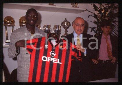 Adriano GALLIANI presenta George WEAH - AC MILAN 1995 * 35 mm vintage slide 55