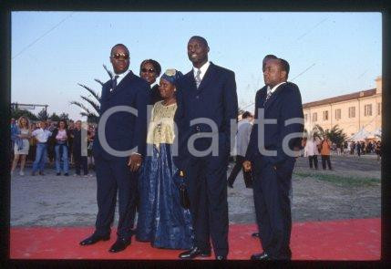 George WEAH - MILAN Liberian footballer Family 1995 ca * 35mm vintage slide 58