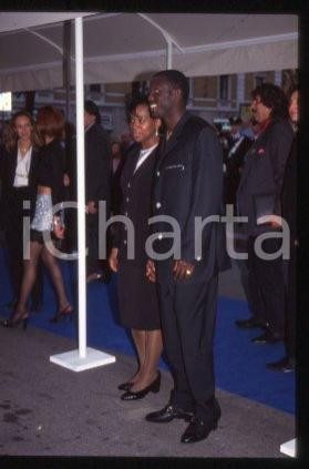 George WEAH - MILAN Liberian footballer Famiglia 1995 ca * 35mm vintage slide 59