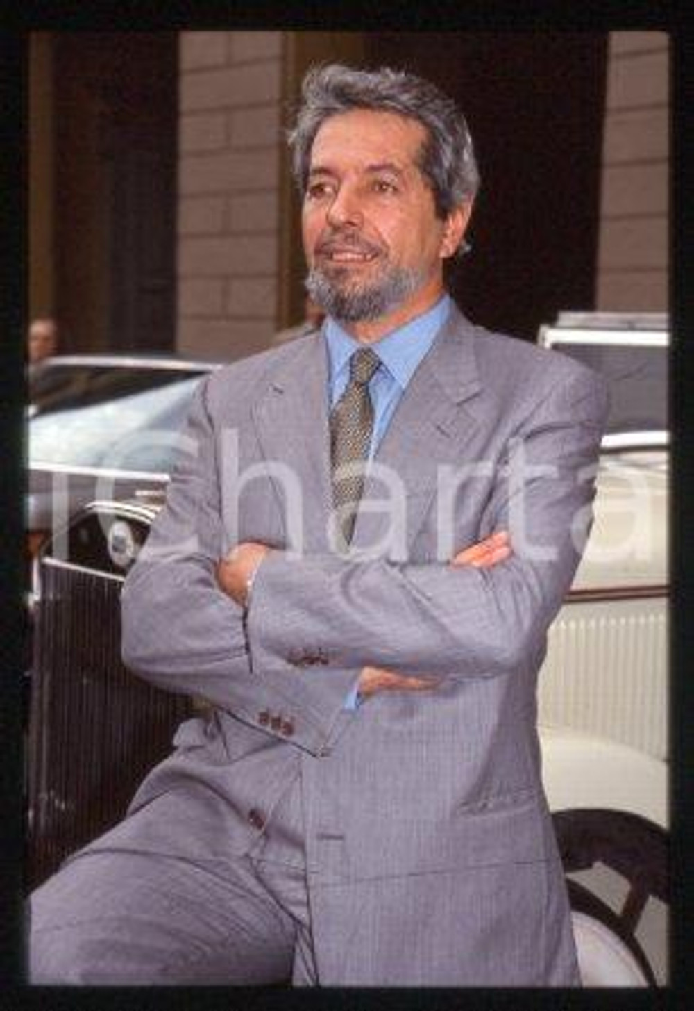 Angelo INFANTI MILAN Italian actor The grey Packard 1992 * 35 mm vintage slide 3