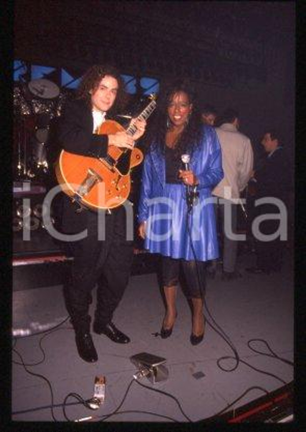 TUCK & PATTI - MUSIC Performance of American duo 1993 ca * 35 mm vintage slide 3