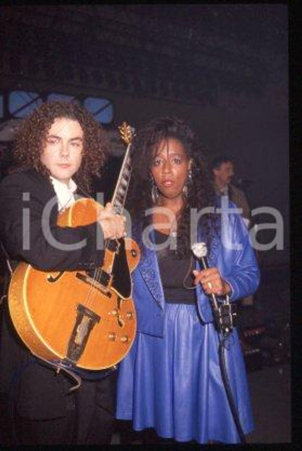 TUCK & PATTI - MUSIC Performance of American duo 1993 ca * 35 mm vintage slide 4