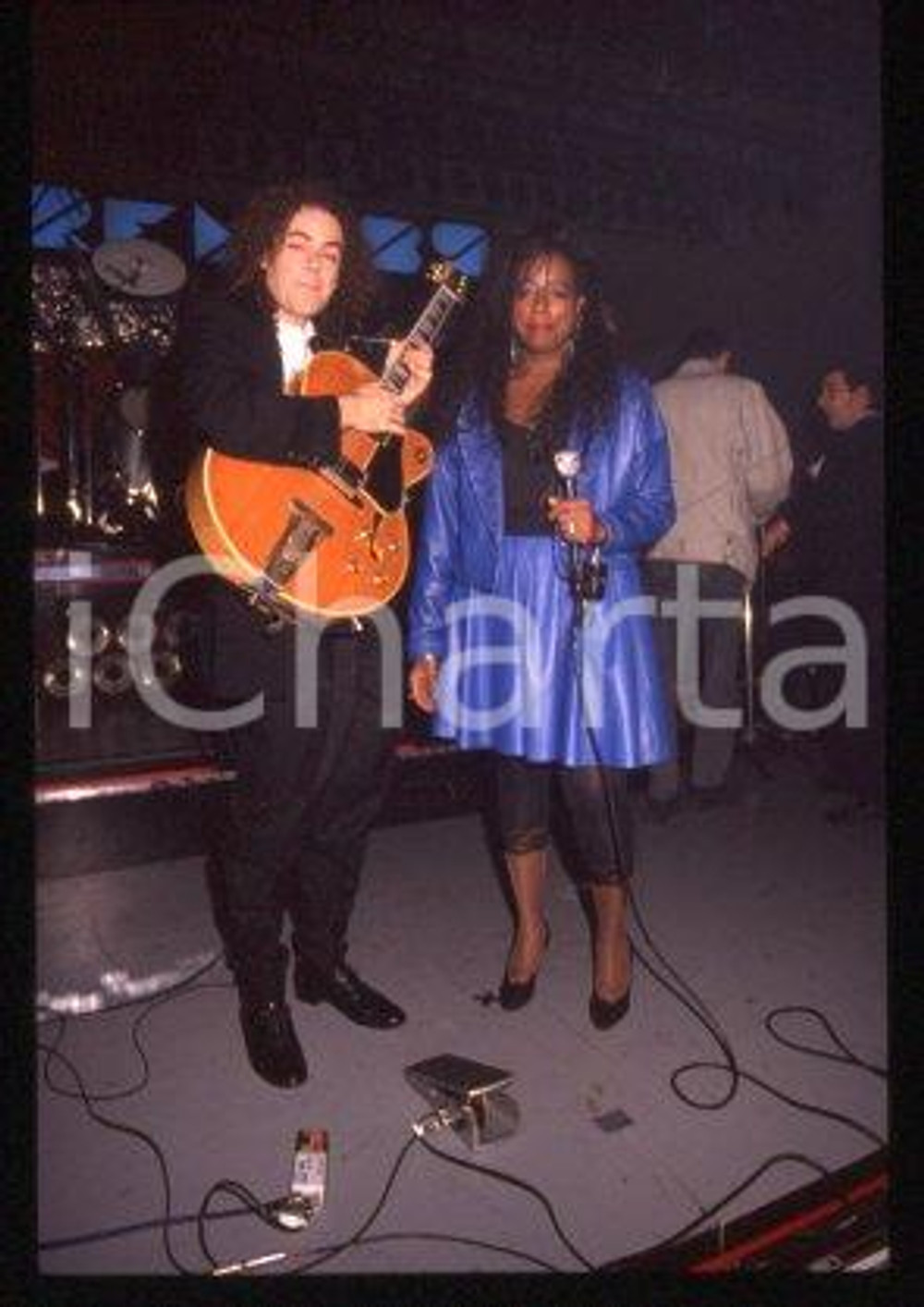 TUCK & PATTI - MUSIC Performance of American duo 1993 ca * 35mm vintage slide 14