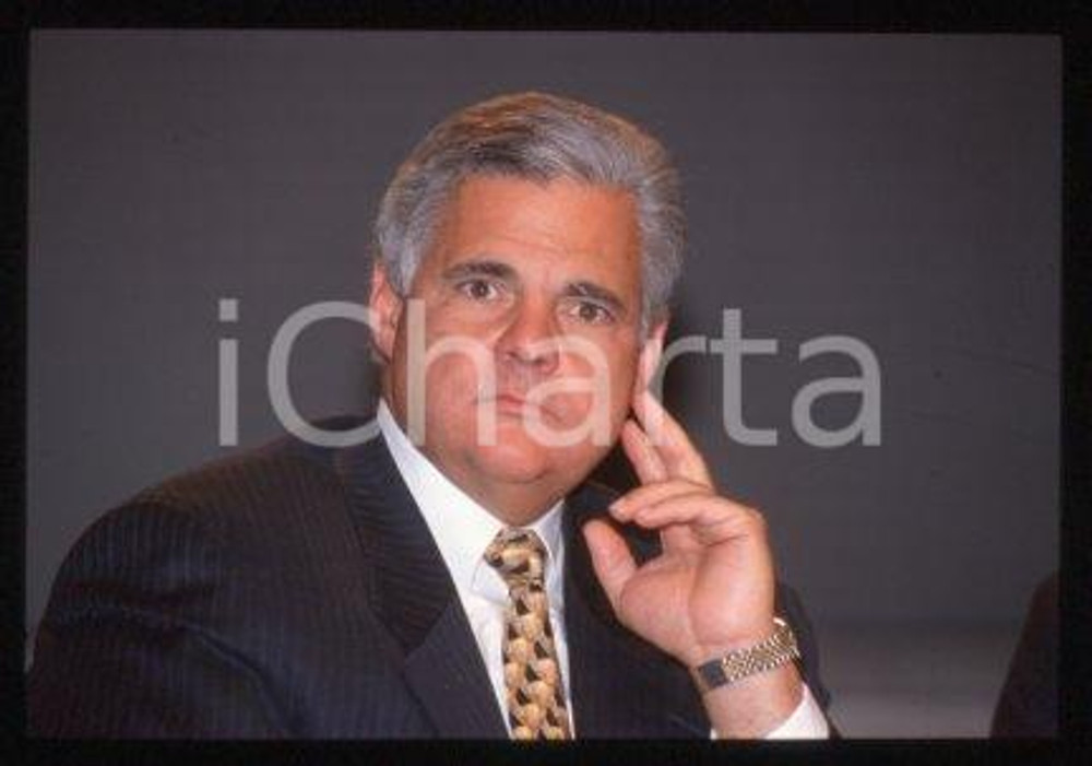 Joseph M. TUCCI WANG GLOBAL Chairman of the board 1997 ca * 35mm vintage slide 1