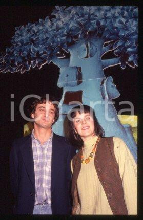 Madia CLAUDIO Francesca PAGANINI RAI ALBERO AZZURRO 1990 * 35 mm vintage slide 1