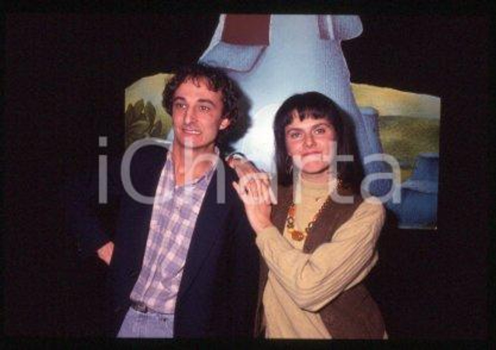 Madia CLAUDIO Francesca PAGANINI RAI ALBERO AZZURRO 1990 * 35 mm vintage slide 9