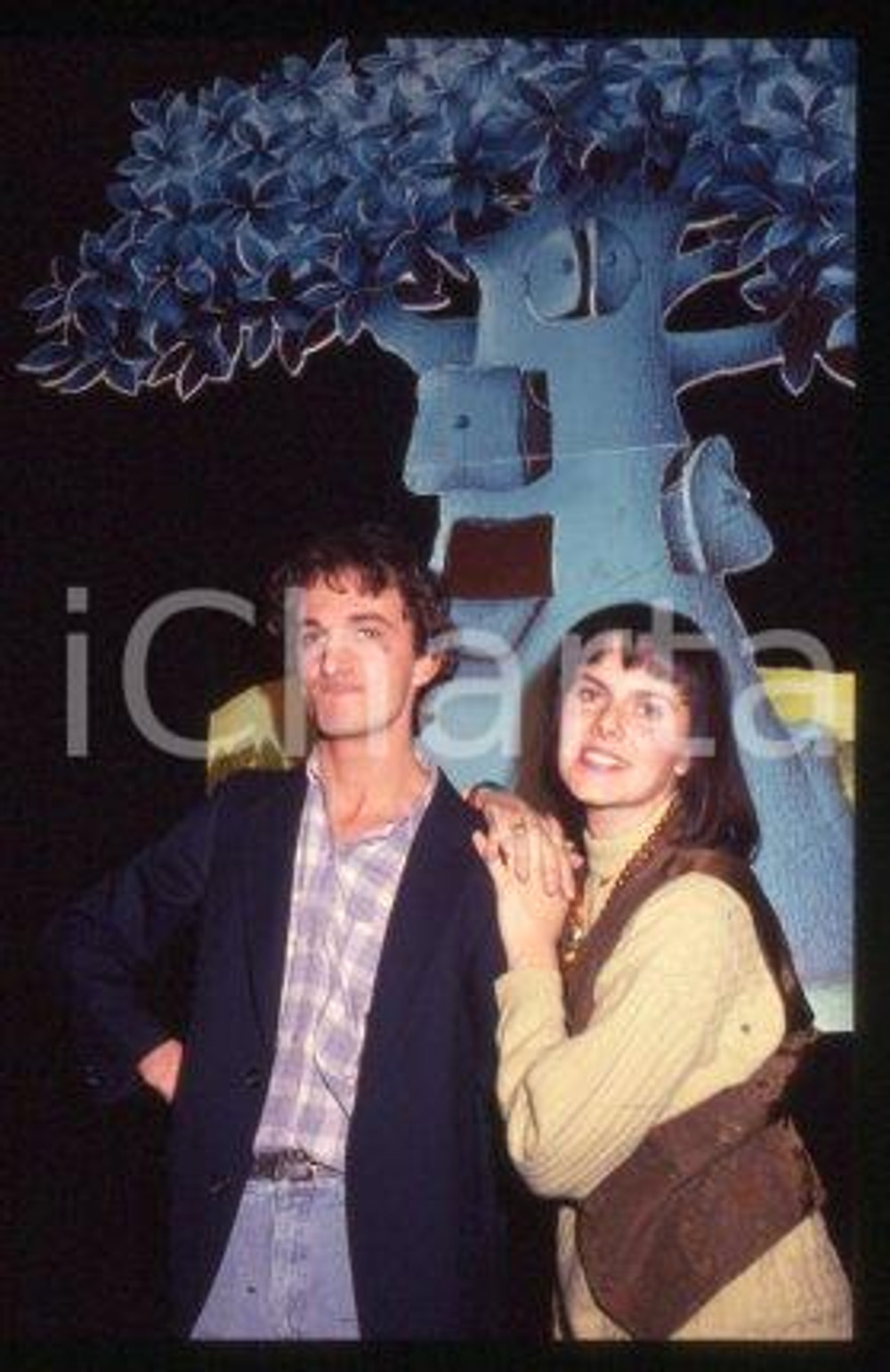 Madia CLAUDIO Francesca PAGANINI RAI ALBERO AZZURRO 1990 * 35mm vintage slide 10