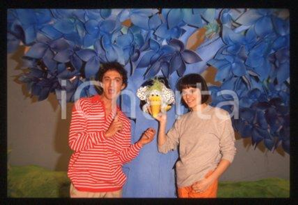 Madia CLAUDIO Francesca PAGANINI - L'ALBERO AZZURRO 1990 * 35mm vintage slide 22