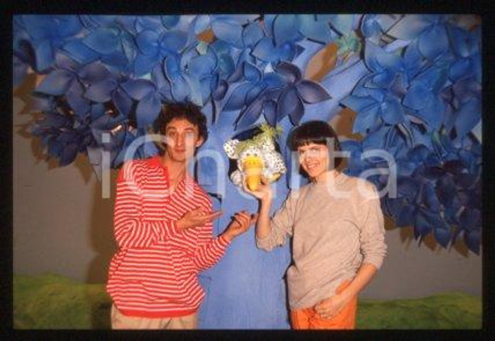 Madia CLAUDIO Francesca PAGANINI - L'ALBERO AZZURRO 1990 * 35mm vintage slide 23