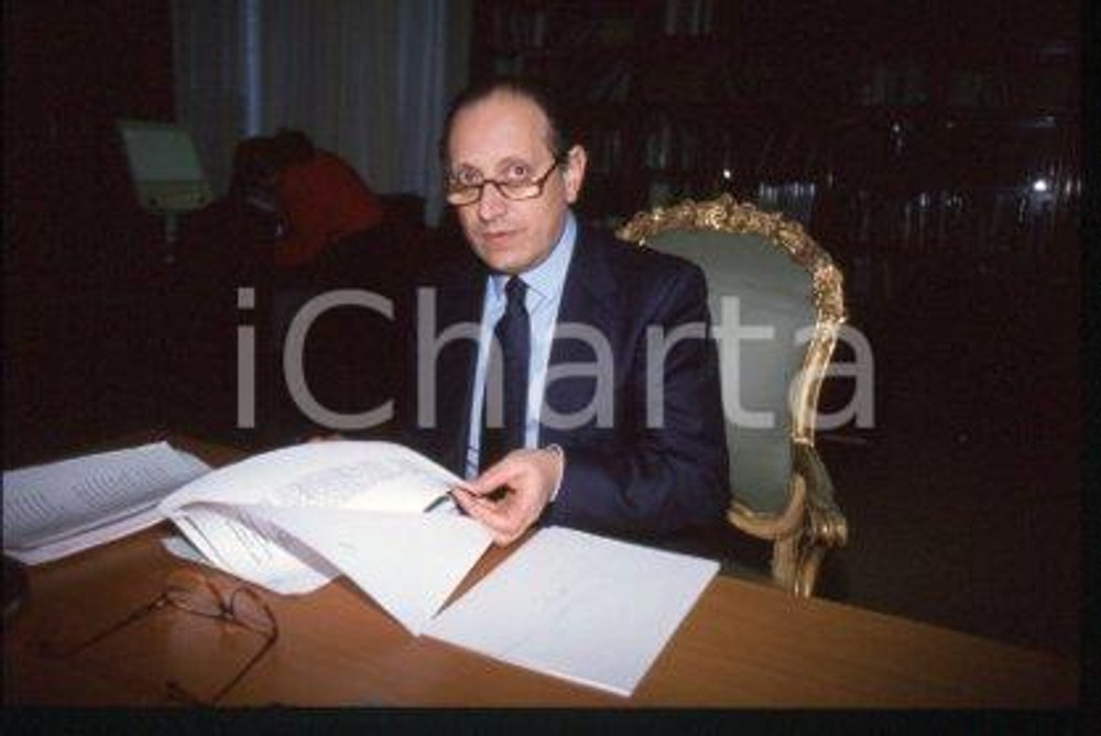 Ernesto SCHIANO IRITECNA ITALY Managing director 1991 ca * 35 mm vintage slide 1