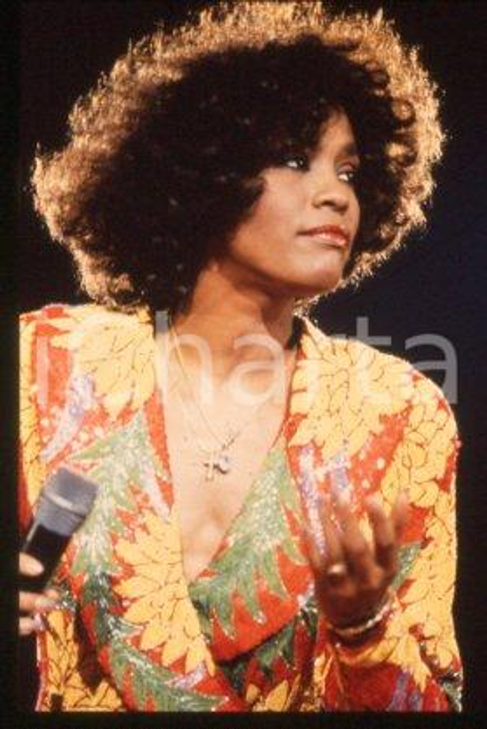 Whitney HOUSTON - LOS ANGELES American singer 1987 * 35 mm vintage slide 22