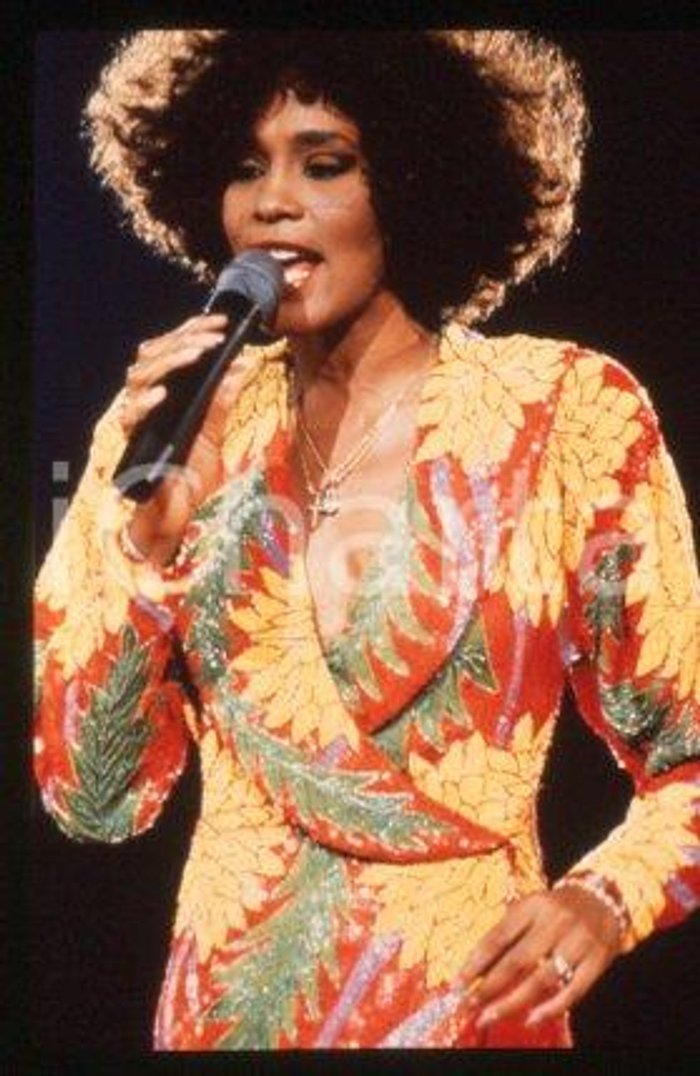Whitney HOUSTON - LOS ANGELES American singer 1987 * 35 mm vintage slide 24