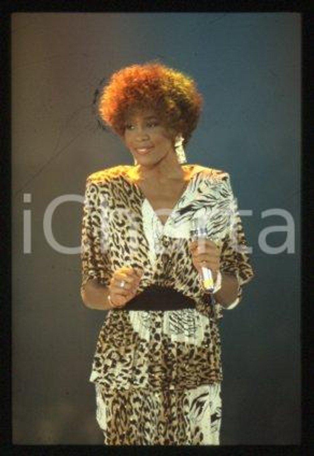 Whitney HOUSTON - LOS ANGELES American singer 1987 ca * 35 mm vintage slide 32