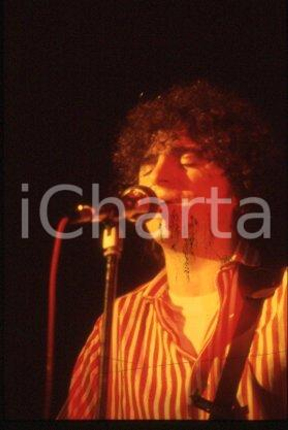Bernardo LANZETTI - ITALY "Gente Nervosa" Singer 1981 * 35 mm vintage slide 15