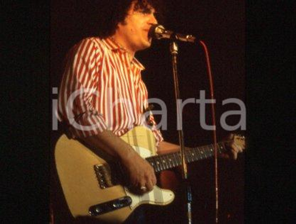 Bernardo LANZETTI - ITALY "Gente Nervosa" Singer 1981 * 35 mm vintage slide 16