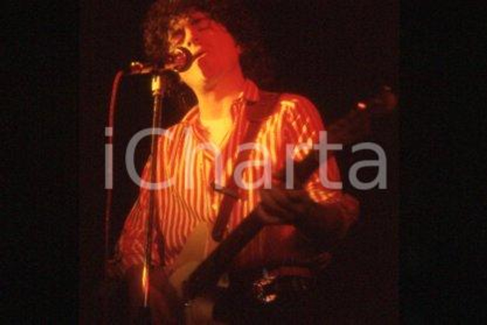 Bernardo LANZETTI - ITALY "Gente Nervosa" Singer 1981 * 35 mm vintage slide 17