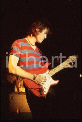 Bernardo LANZETTI - MUSIC Italian singer on a stage 1981 * 35mm vintage slide 26