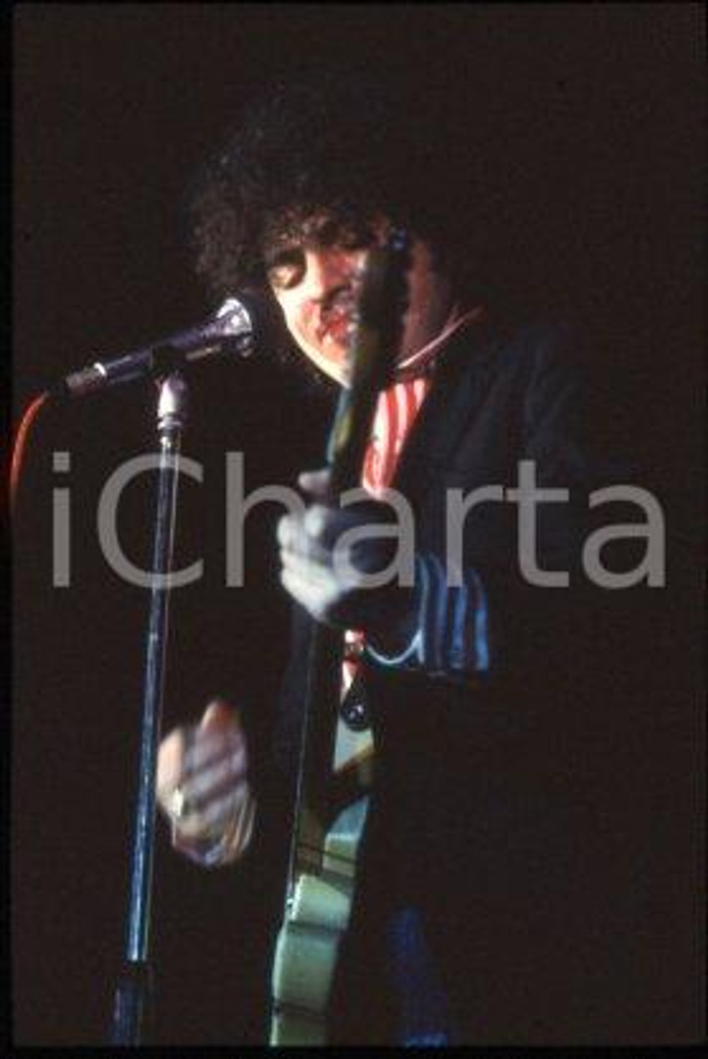 Bernardo LANZETTI - MUSICA un cantante italiano 1981 * 35 mm vintage slide 37
