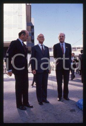 Gino COLOMBO Vincenzo VICARI - FIERA MILANO 1990 ca * 35 mm vintage slide 6