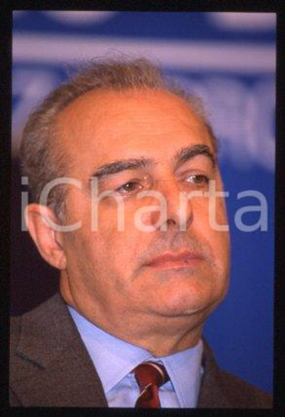 Gino COLOMBO - FIERA MILANO un politico italiano 1990 ca * 35 mm vintage slide 9